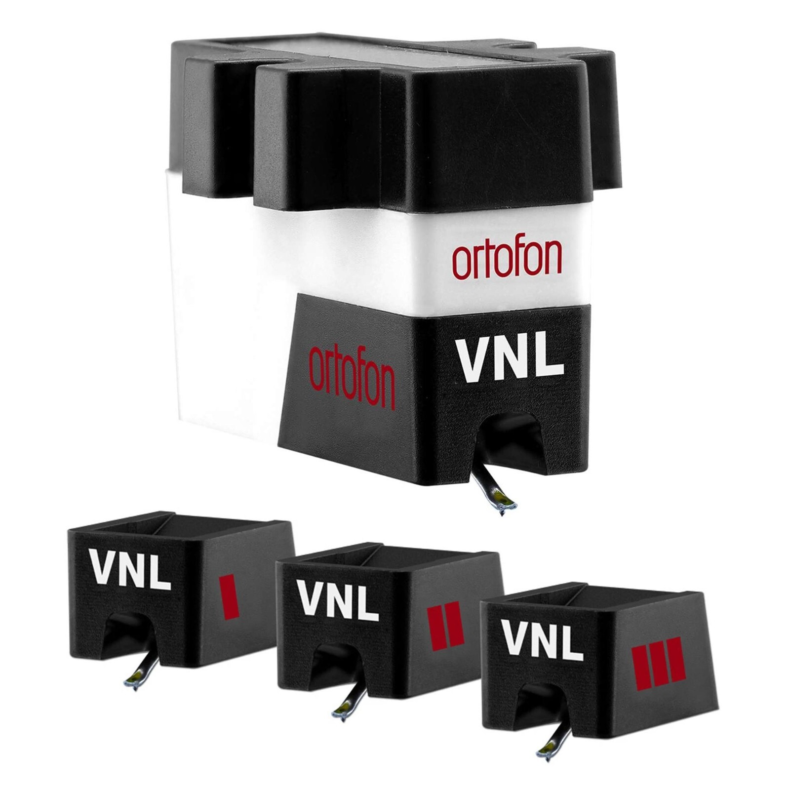 Ortofon VNL Cartridge & Stylus Intro Pack, Includes 3 Different Styli