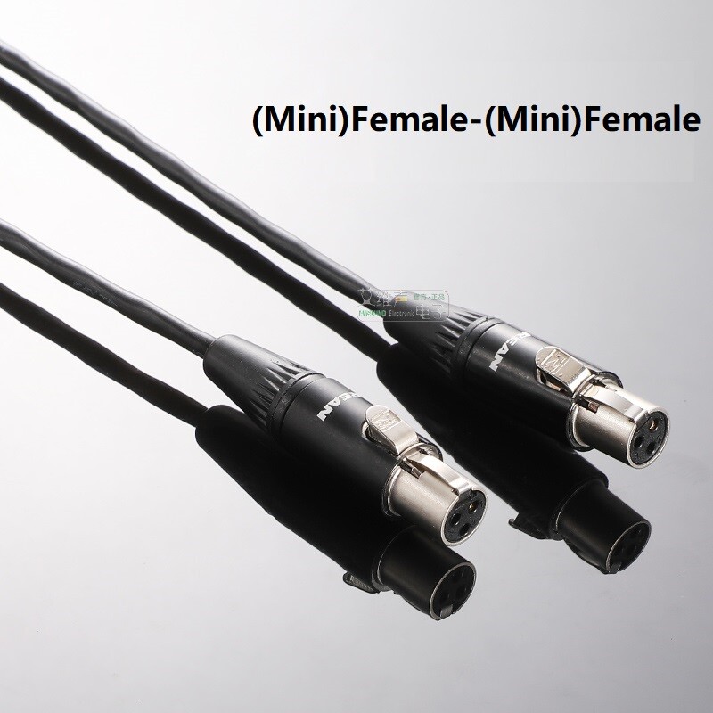 6.35mm 1/4″ Stereo Jack Plug XLR Male Female Plug Audio Instrument Lead Cable