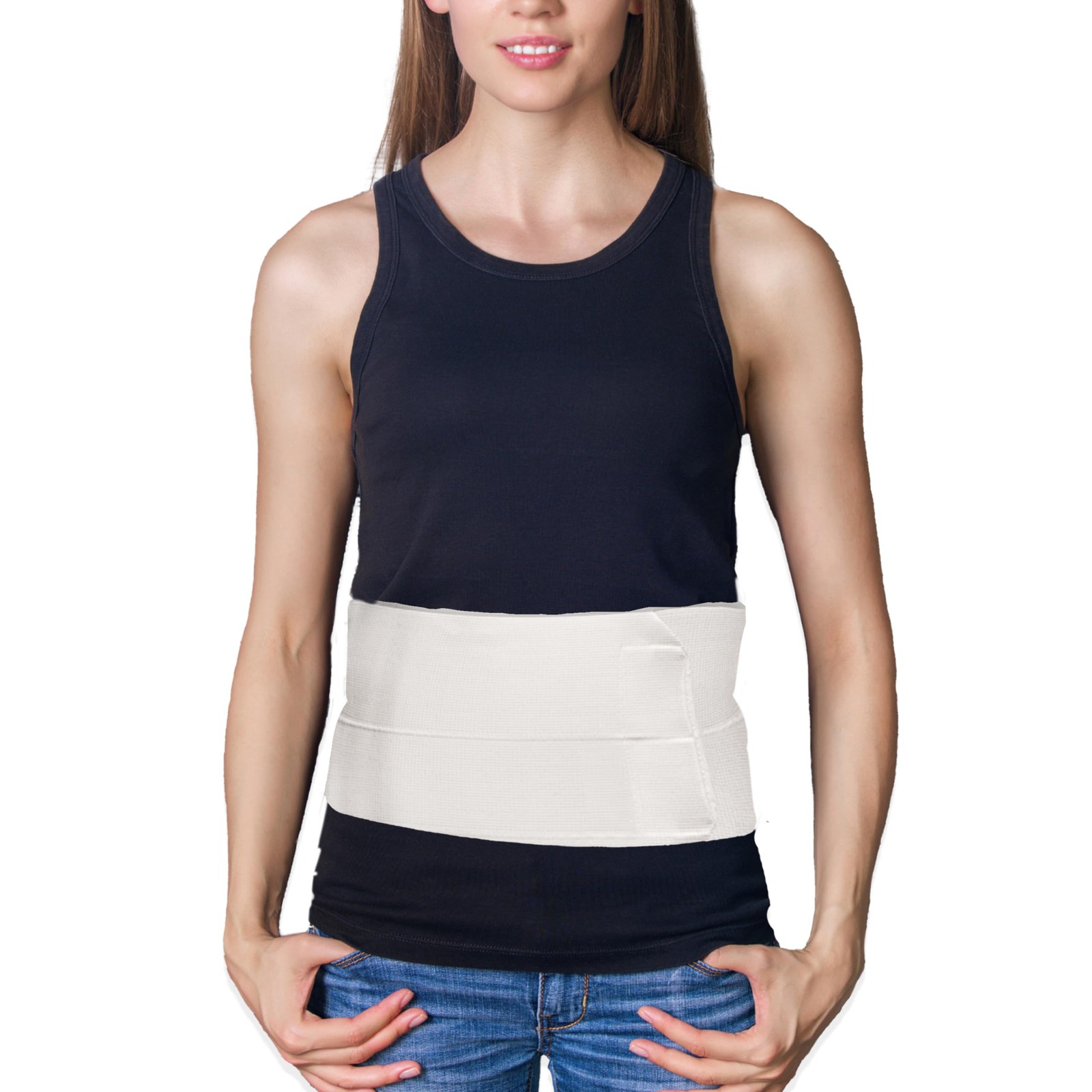 Mueller Sports Medicine Surgical Binder And Abdomen Support White Small Medium