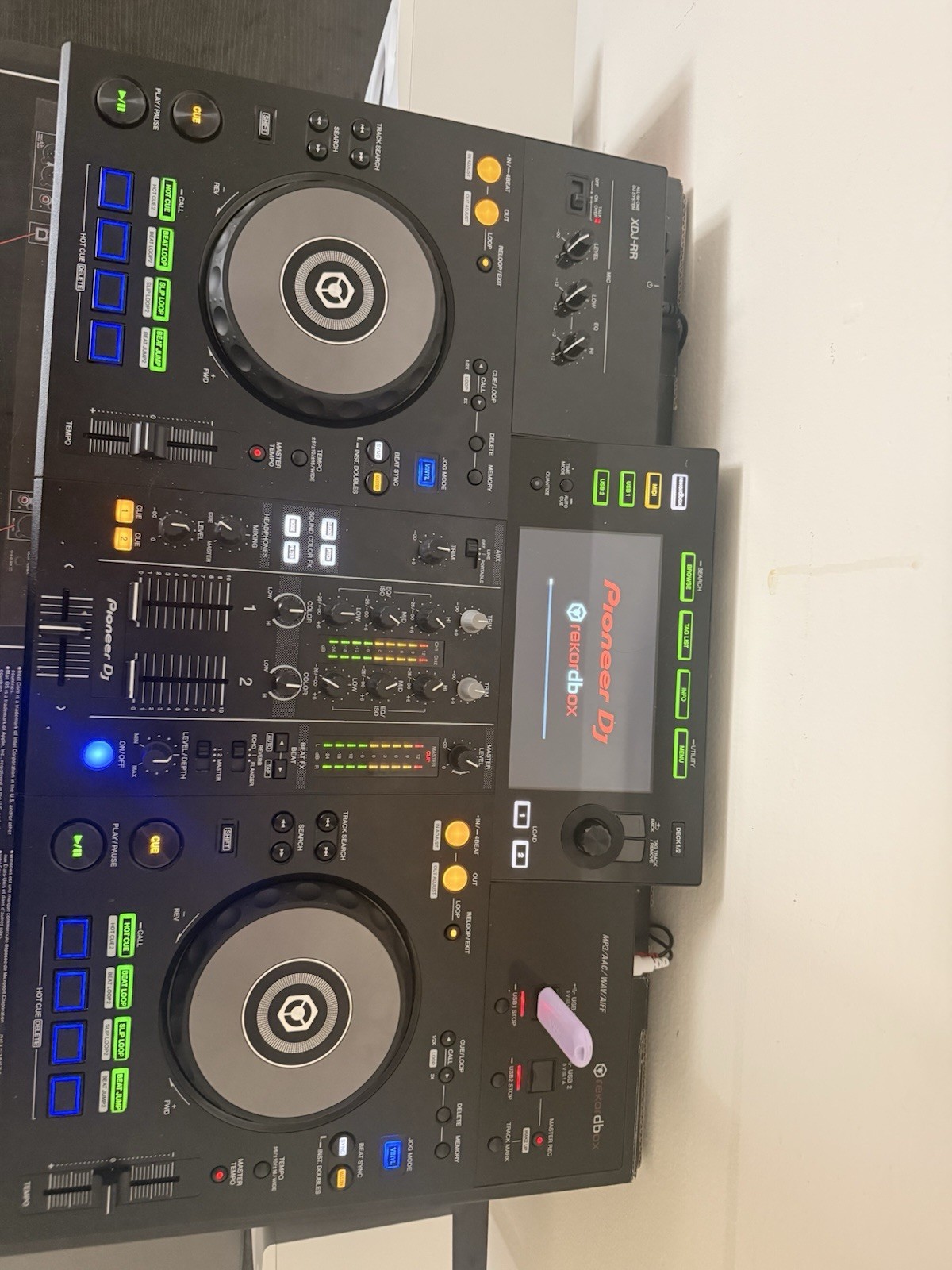 Pioneer DJ XDJ-RR Double Deck Controller Built