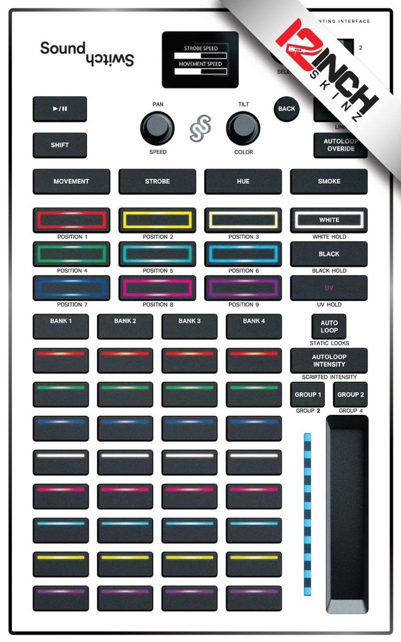 SoundSwitch Control One Skin – white/black