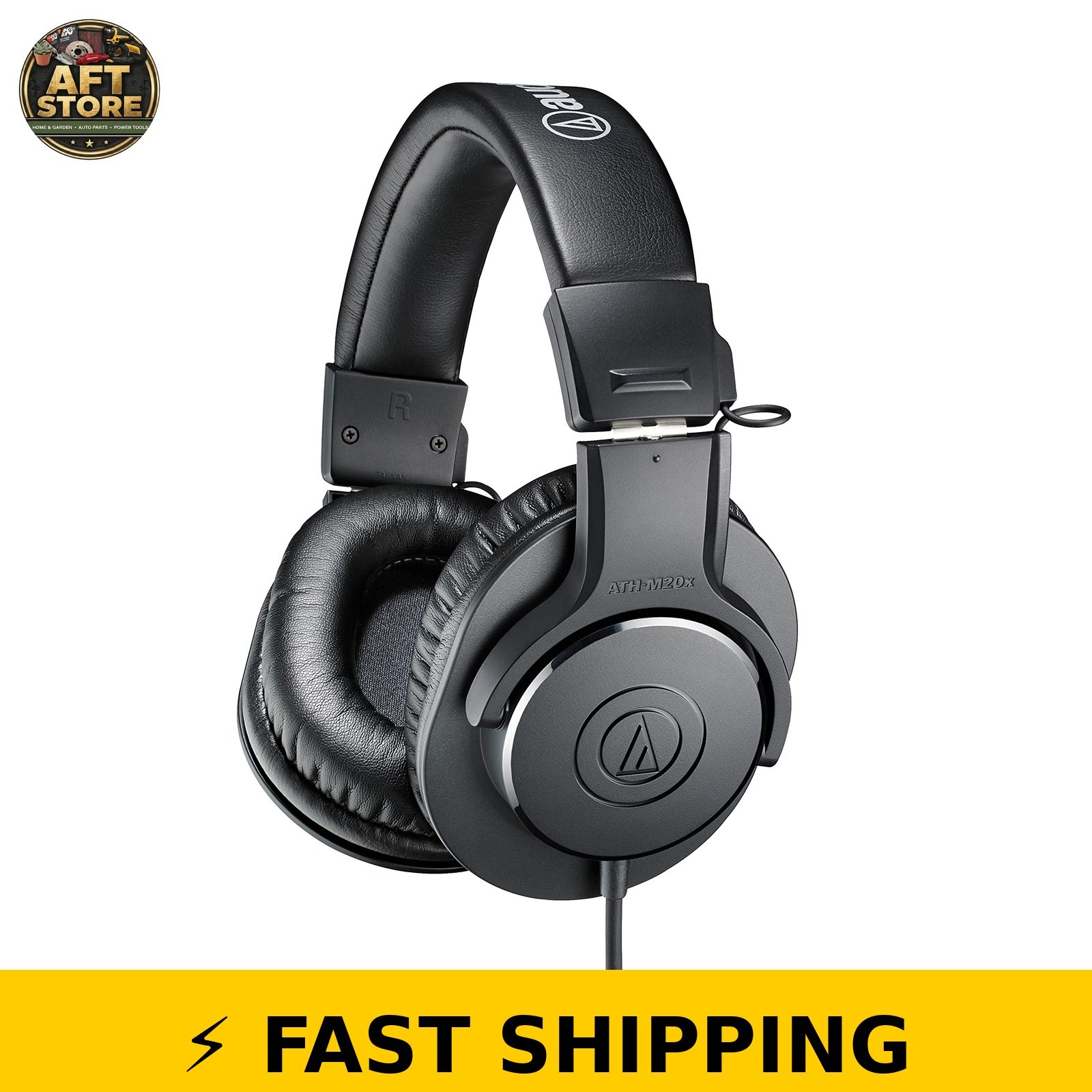 Audio-Technica ATH-M20x Studio Monitor Headphones – Black