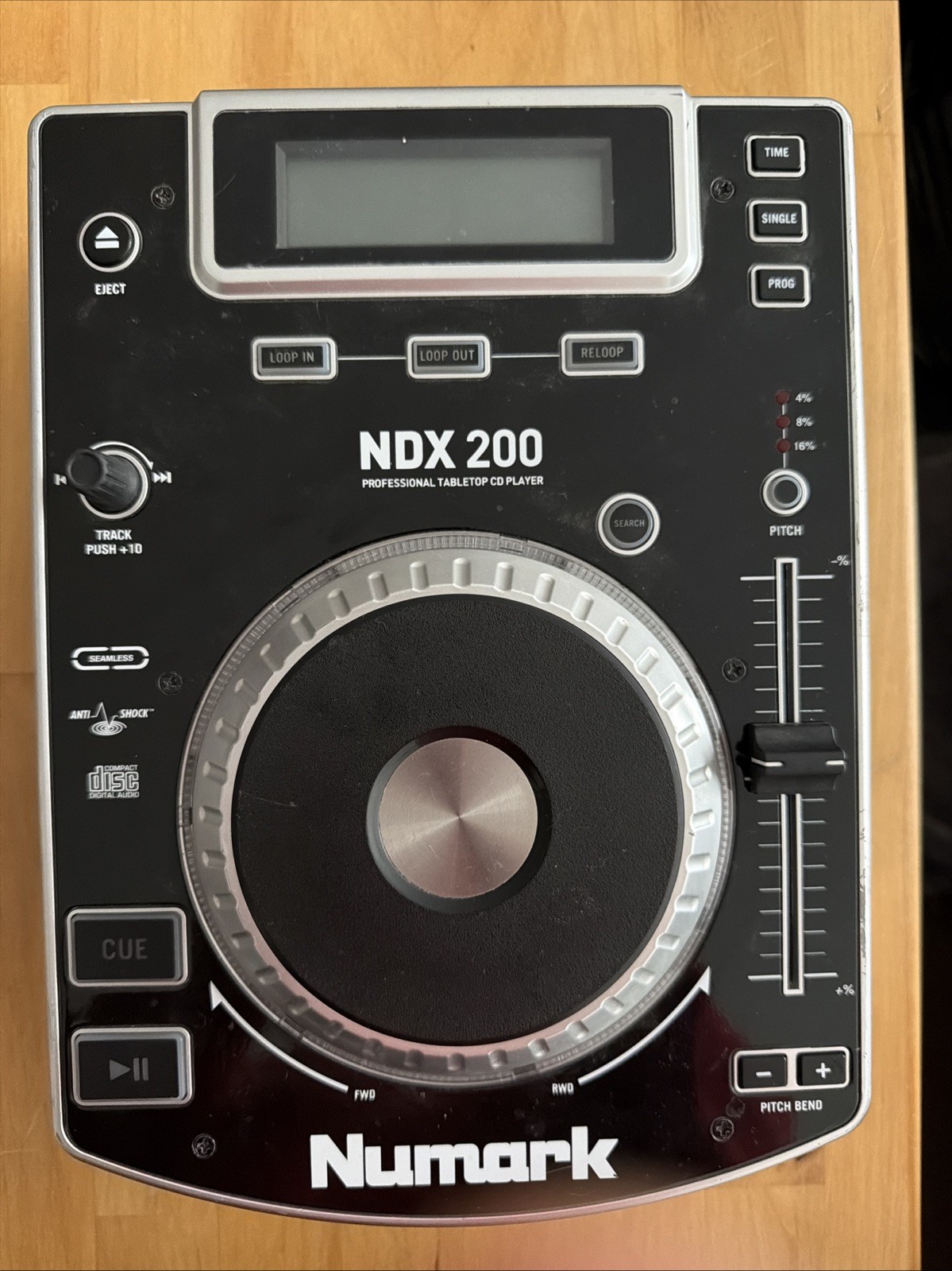 Numark NDX200 Professional DJ Tabletop CD Player STANDALONE NO CORDS UNTESTED