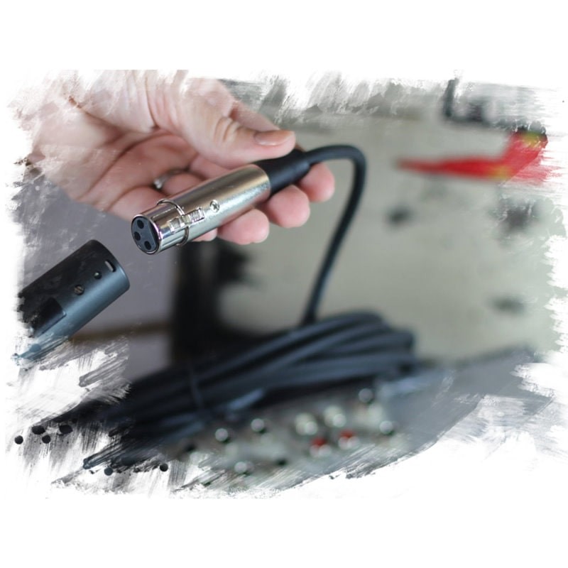 XLR Mic Wires BULK PACK | 20ft Pro-Audio Green Microphone Cords Extension Patch