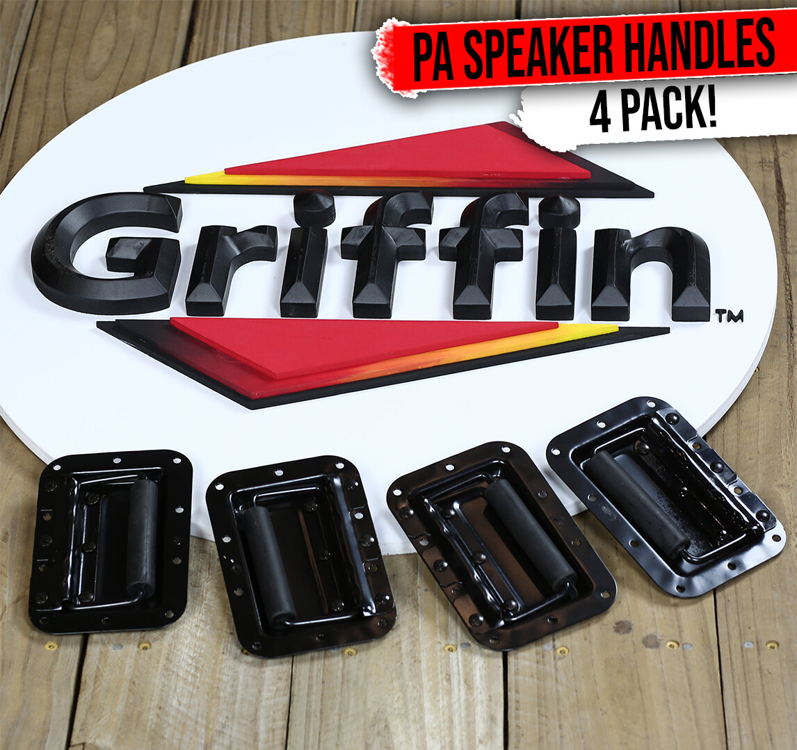 PA Speaker Cabinet Handles – Recessed Metal Flip Spring Road Flight Trunk Case