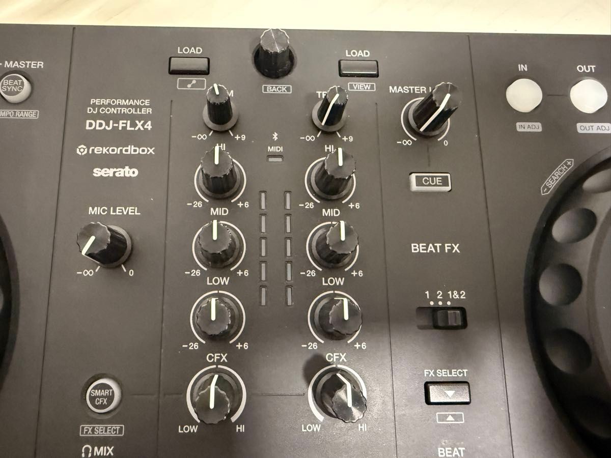 Pioneer DJ DDJ-FLX4 DJ Controller rekordbox Serato 2-Channel Black Excellent