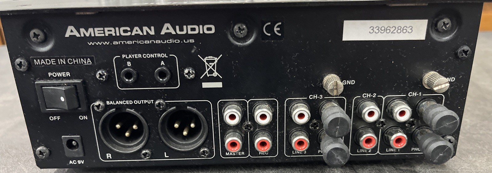 American Audio Q-D6 MKII Professional DJ Mixer, 2 Channel Fast Shipping